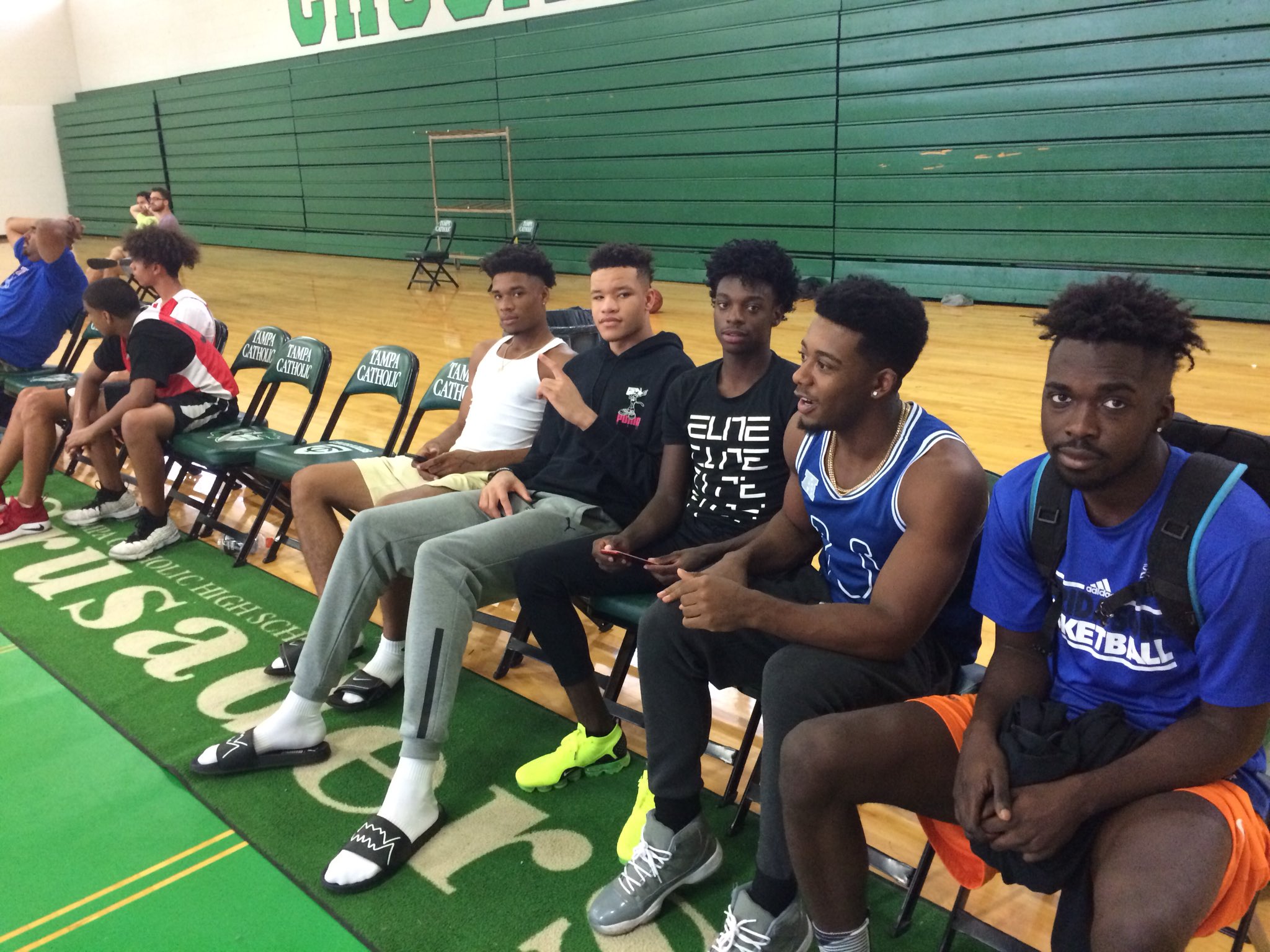 TC Hoops on Twitter "Great to have all these former players in The