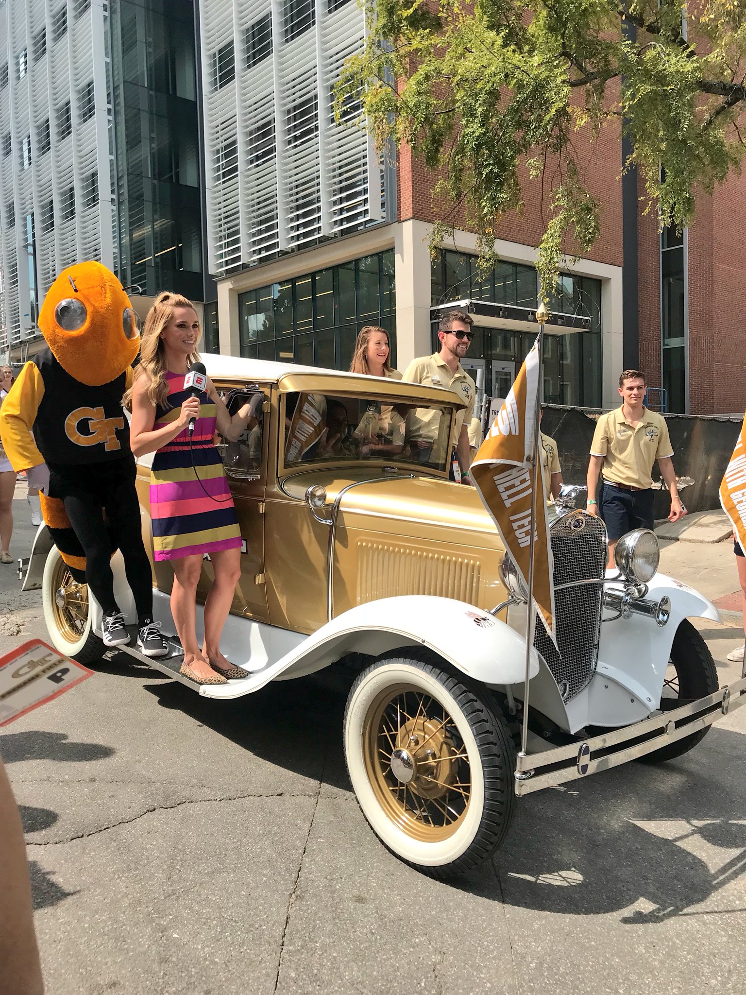 Molly McGrath on Twitter "Rolling into Bobby Dodd Stadium in style 😎