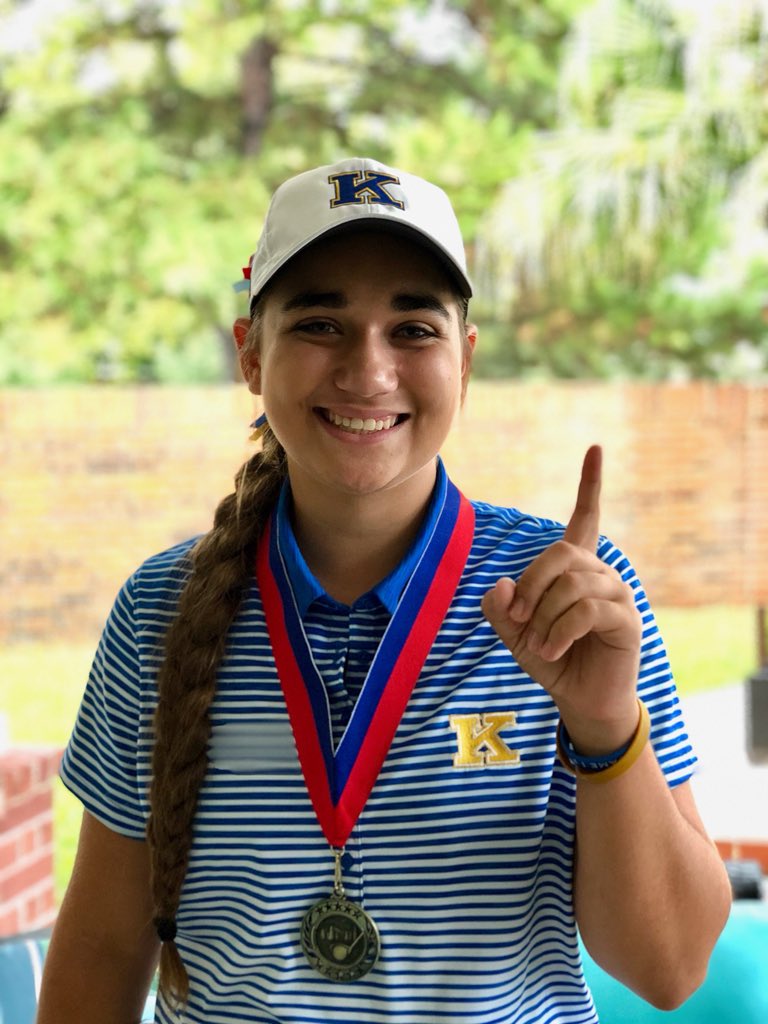 mdshipman64's tweet photo. First place golfer Madison Freeman https://t.co/zJ5HA91sJy
