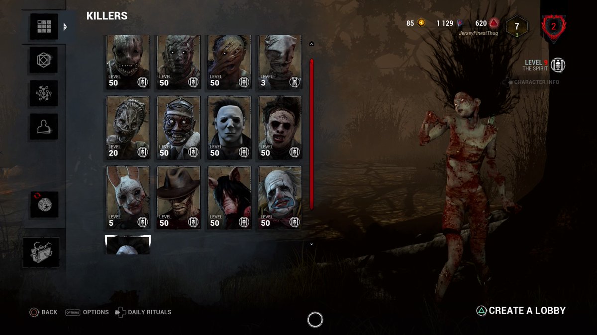 jerseythugging's tweet photo. I worked on her now she is p3 with the rest of killers :) @DeadByBHVR #dbdplayer #rank1killer https://t.co/kchuMHOovj