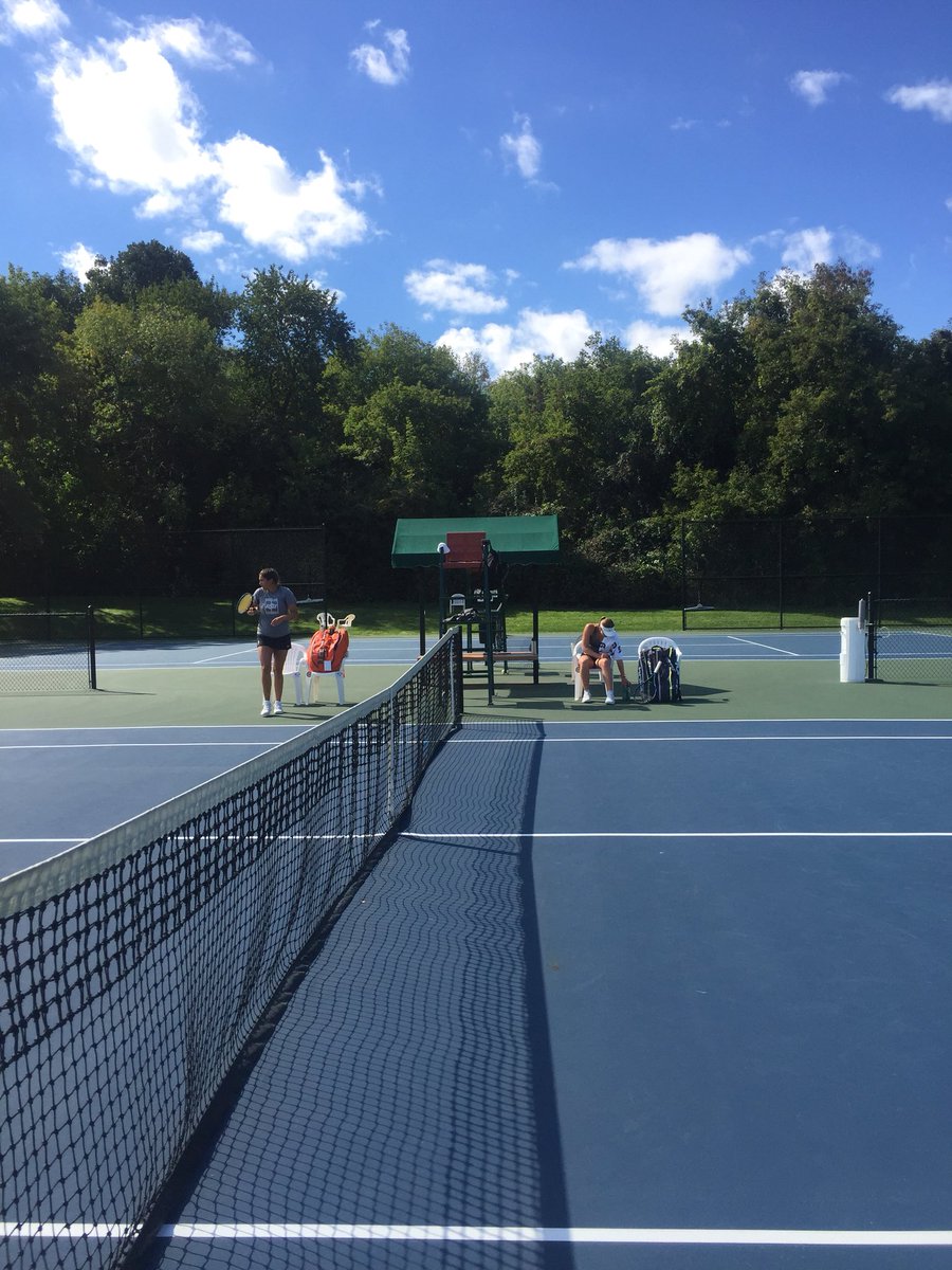 The forcecast for tommrow at the Al McGuire is 100 percent Cowgirl as <a href="/CowgirlTennis/">OSU Cowgirl Tennis</a> players Marina Guinart takes on Catherine Gulihur from court 3..