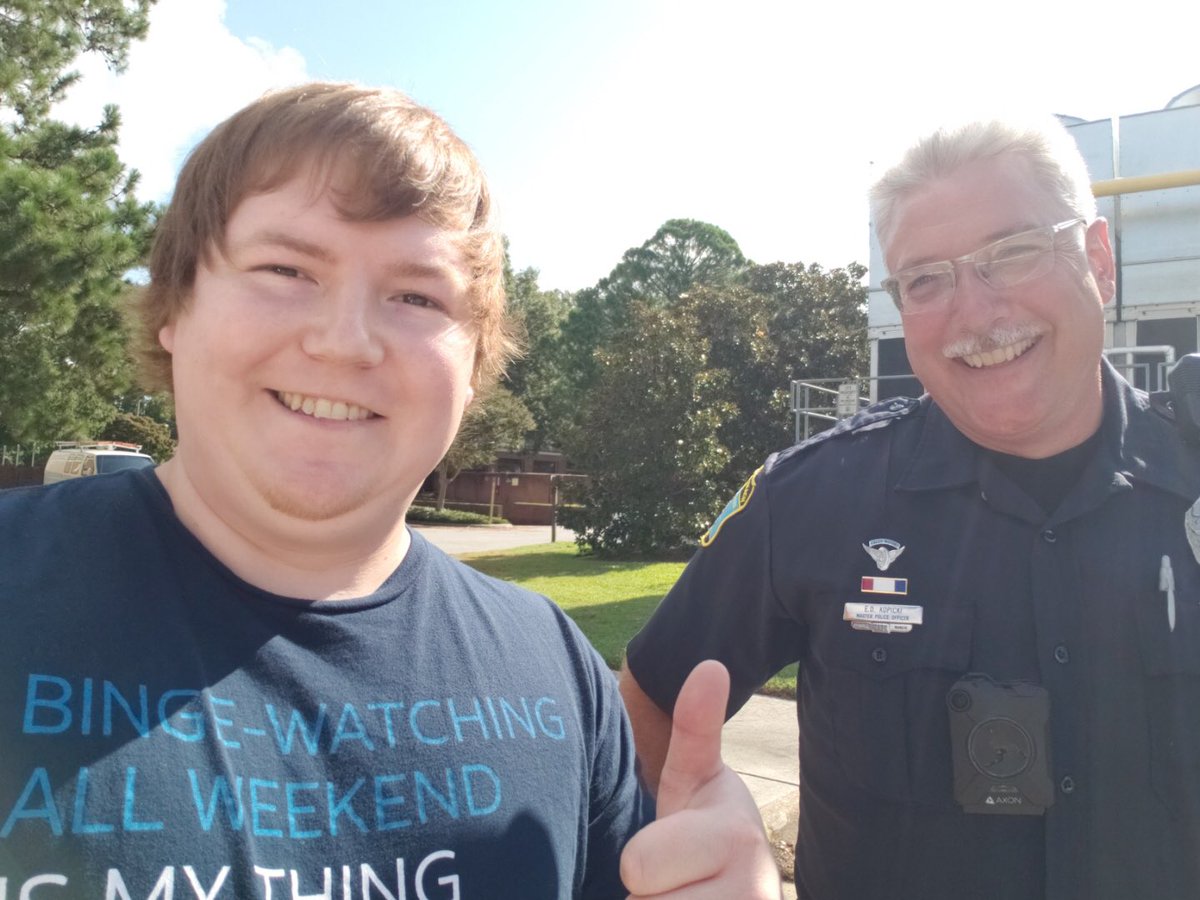 <a href="/TrevorC2323/">Trevor Collins</a> out visiting our heroes in Blue!!! <a href="/404girl/">Betsy Francis</a> <a href="/jd4180/">John Denning</a> <a href="/RGordon_757/">Roger Gordon</a> <a href="/ATT_RedMill/">Red Mill Commons AT&T</a> <a href="/FirstNet/">FirstNet, Built with AT&T</a>