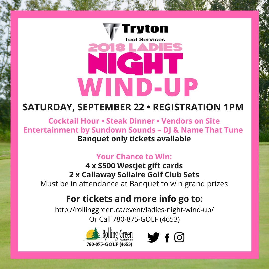 Only a couple hours away from the windup for the best ladies night around!