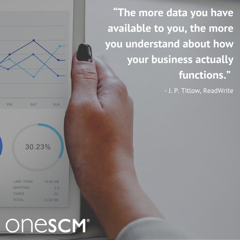 OneSCM's tweet photo. Q: Why should you integrate #supplychain data with other business metrics? 

A: Because it will streamline processes, cut unnecessary #costs and gauge productivity -- so you can gain a more complete picture of what’s going on. 

#scm #onescm #data #dataintegration #businessowner https://t.co/heDOfxdH3J
