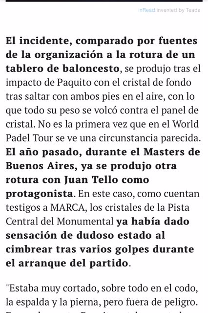JugadoresPadel's tweet photo. @marca La rectificación de la noticia tampoco nos vale a los jugadores de padel, antes de escribir una noticia de estas características tendríais que asesoraros de alguien que sepa sobre la materia, y por supuesto la culpa nunca es del jugador. https://t.co/KCIXESQKCO https://t.co/8q30ftFVx7