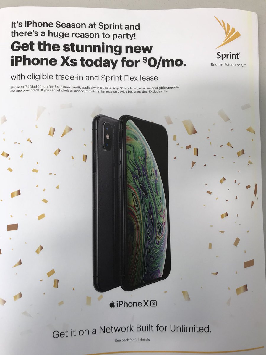 veroo_1975's tweet photo. #NewiPhone #ComeSeeUs #iPhoneXs #WereHereForYou #Sprint #LompocSprint #iPhoneXSMax https://t.co/gp1V0EUd3k