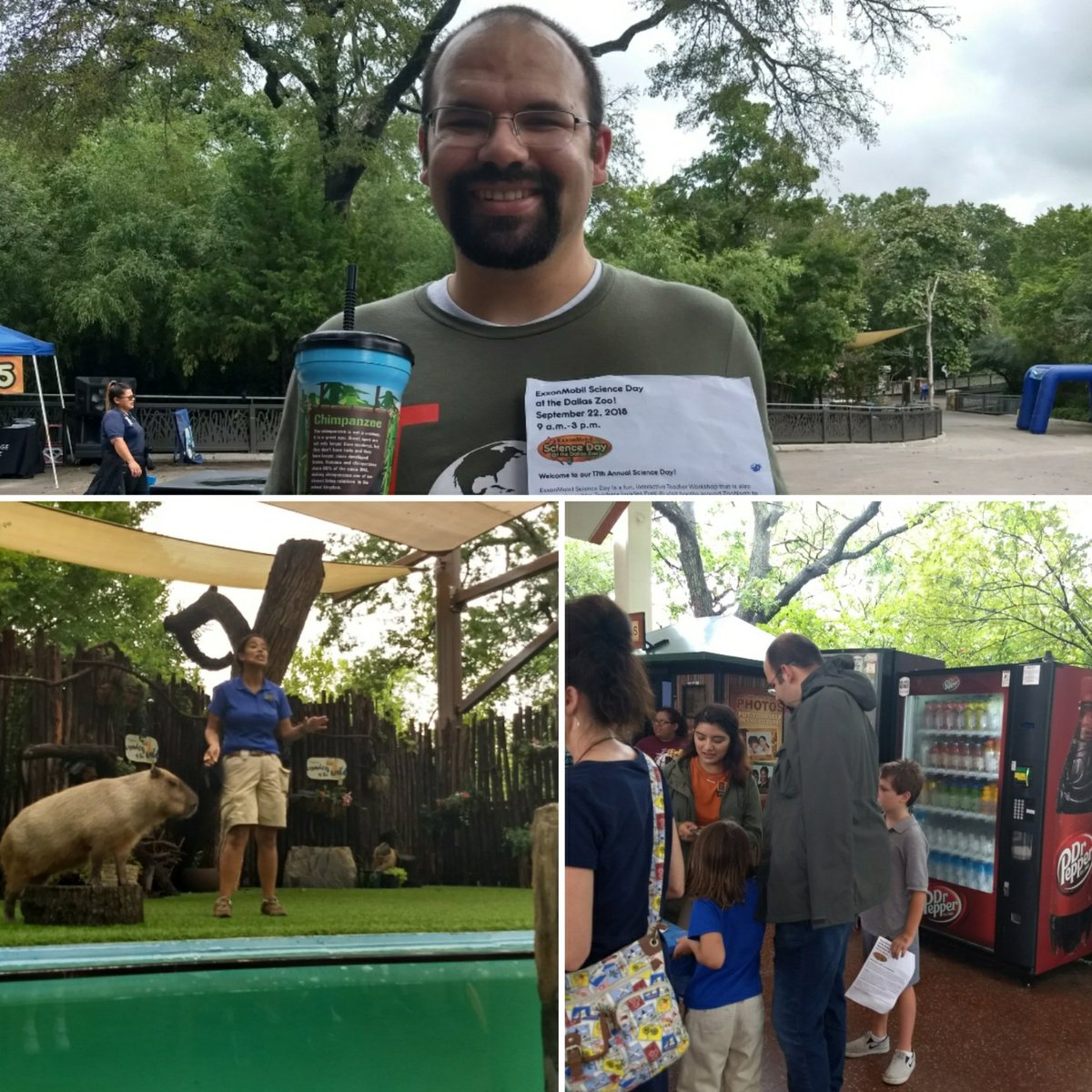 dwscience1221's tweet photo. Another great, educational event to make me a better educator. I have learned so much this year. #dallaszooscienceday @XOMFoundation #steminstitute @PerotMuseum https://t.co/iEn0fhgNjK