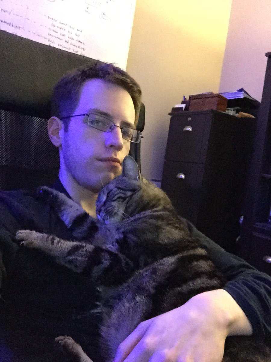 Scriptslol's tweet image. I miss my problem solving buddy!!  Devs and their cats, am I right? 😺