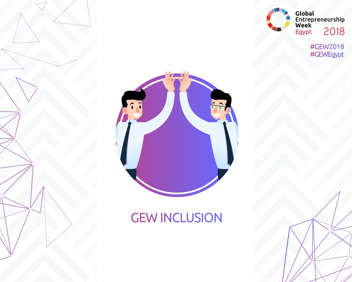GENEgypt's tweet photo. This year "Inclusion" is one of our main themes because all individuals regardless of their age, race and class have the same rights to be included and should have the same opportunities.
 Apply to be one of the GEW 2018 partners: https://t.co/I3CPALWH6h https://t.co/JcSBO7Ai1J