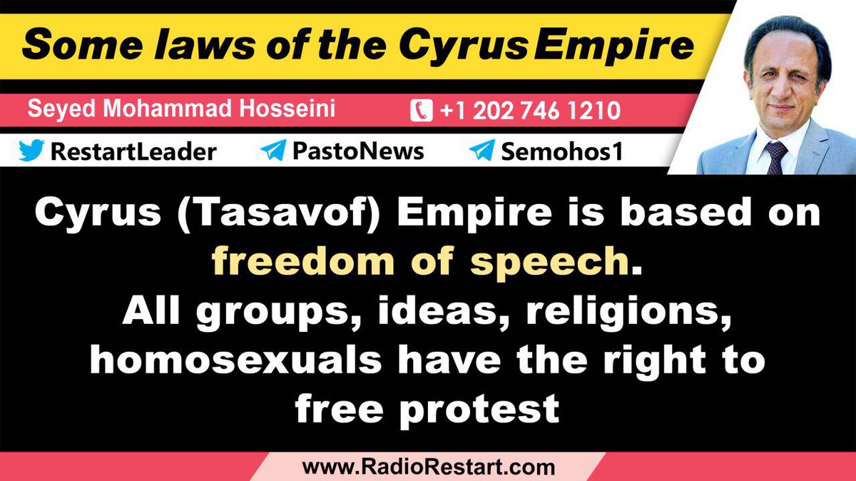 Persia_Empire's tweet photo. The laws of the #EmpireCyrus
(2)
#قانون_اساسی_کوروش
#RT #ريتويت https://t.co/bqwUrIhjTX
