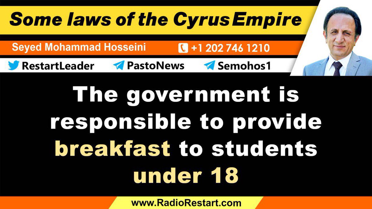 Persia_Empire's tweet photo. The laws of the #EmpireCyrus
(6)
#قانون_اساسی_کوروش
#RT #ريتويت https://t.co/RHRJWDUufE