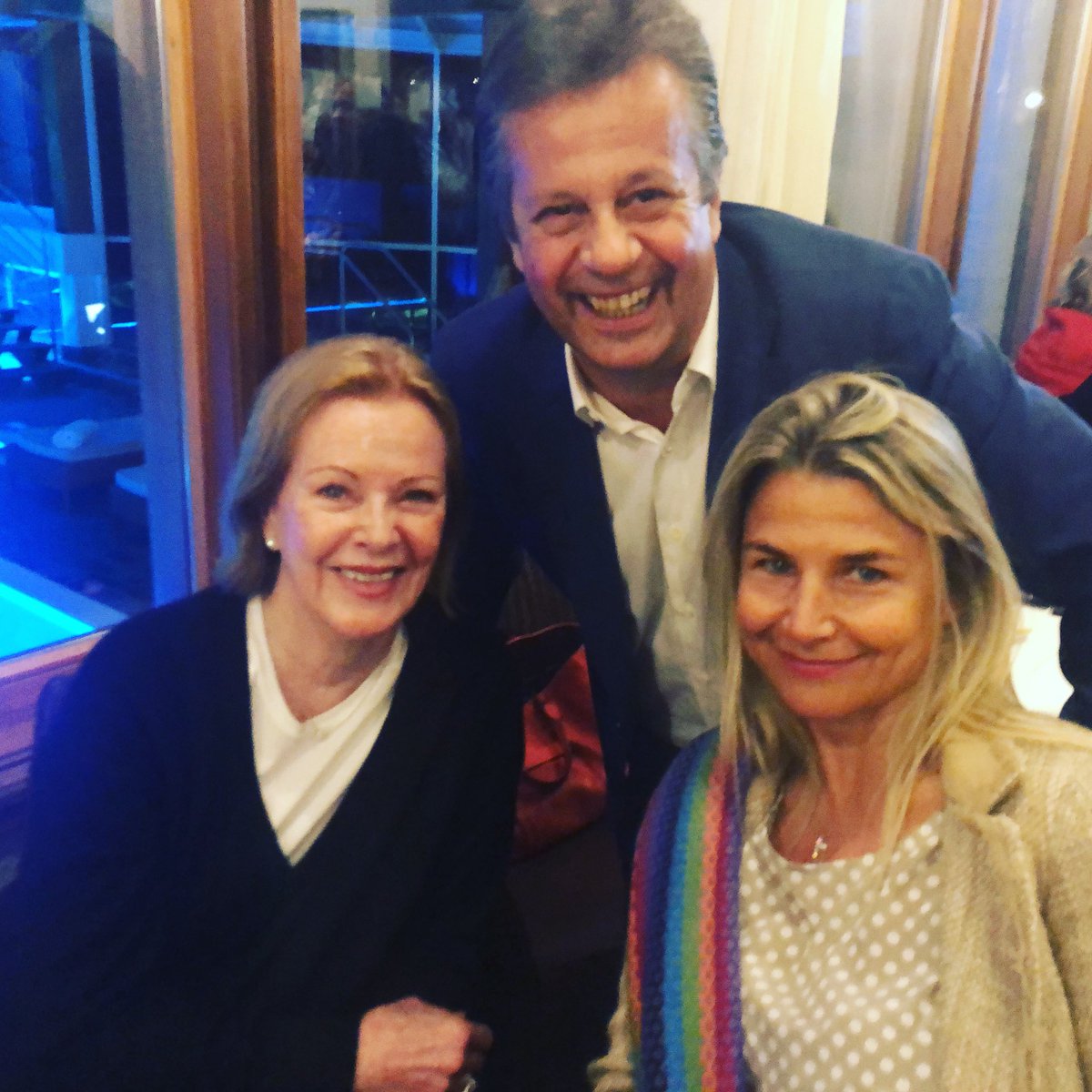 CreusMoreira's tweet photo. With Anni-Frid Synni, Dowager Princess Reuss of Plauen best known as one of the lead singers of the Swedish pop band ABBA. #ZermattSummit https://t.co/48XNbzzfKA