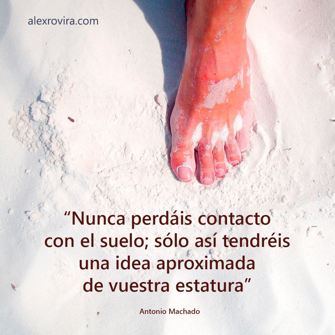 alexroviracelma's tweet photo. Brillante y lúcido, Antonio Machado tenía toda la razón: hay que tener contacto con el suelo, con la tierra, con el humus. No es casual, que la bella etimología nos muestra que palabras como humus, humano, humor o humanidad, tienen la misma raíz etimológica. 
Besos y abrazos. https://t.co/VNmrJbMDjX