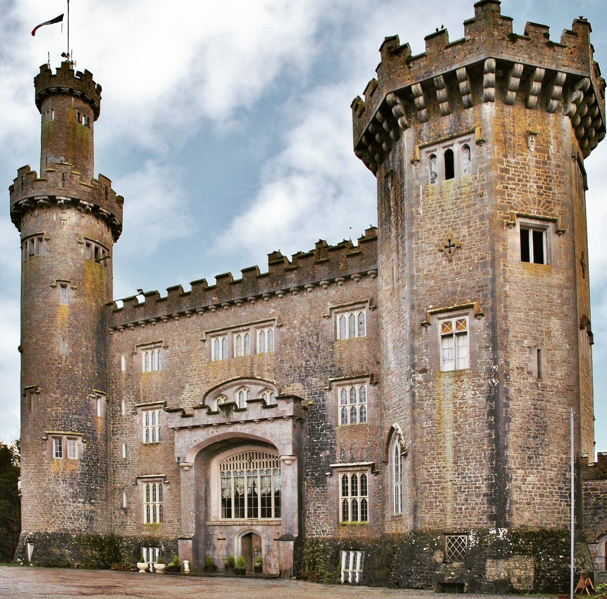 The imposing gothic colossus that is Charleville Forest Castle in Co. Offaly, designed by the architect Francis Johnston around 1800. The construction of the castle began in 1801, was completed by 1812 and depleted the Bury Family fortune to the brink of bankruptcy.