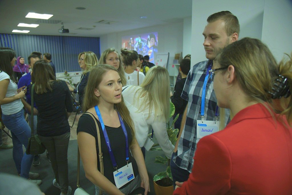SarajevoQA_Crew's tweet photo. Participants of our first QA meetup ''Let's test together'' enjoyed the evening! :) #SQAC #Sarajevo #QAmeetup #EuroSTARConnects #esconf #networking #knowledgesharing #SofthouseBalkans https://t.co/7g22gZCnCT