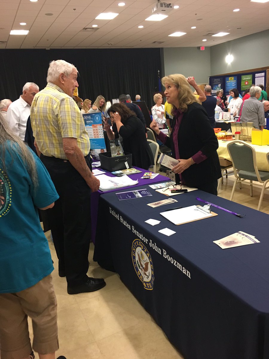 JohnBoozman's tweet photo. Members of my staff were on hand at the Little Rock #AirForce Base Annual Retiree Appreciation Day this morning to provide those who served our nation with information & solicit their input. It’s an honor to represent them and I appreciate their service. #ServingAR @LRAFB https://t.co/T7WW1rH7s2