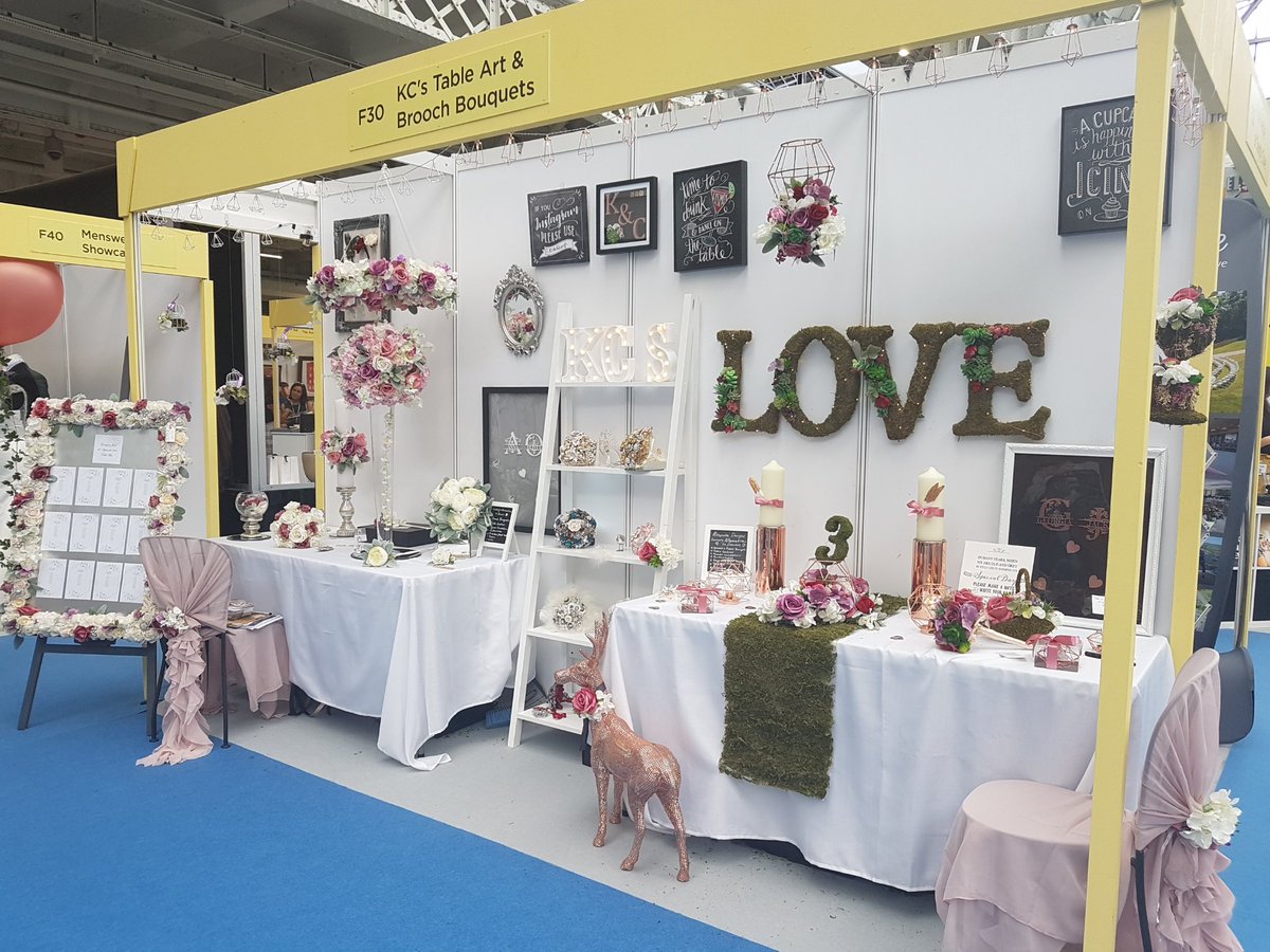 KCs_TableArt's tweet photo. What a great couple of days we have had @nationalwedding Olympia. Lots of lovely couples have visited our stand F30 and we are looking forward to meeting lots more tomorrow! https://t.co/q55LV7vbKM