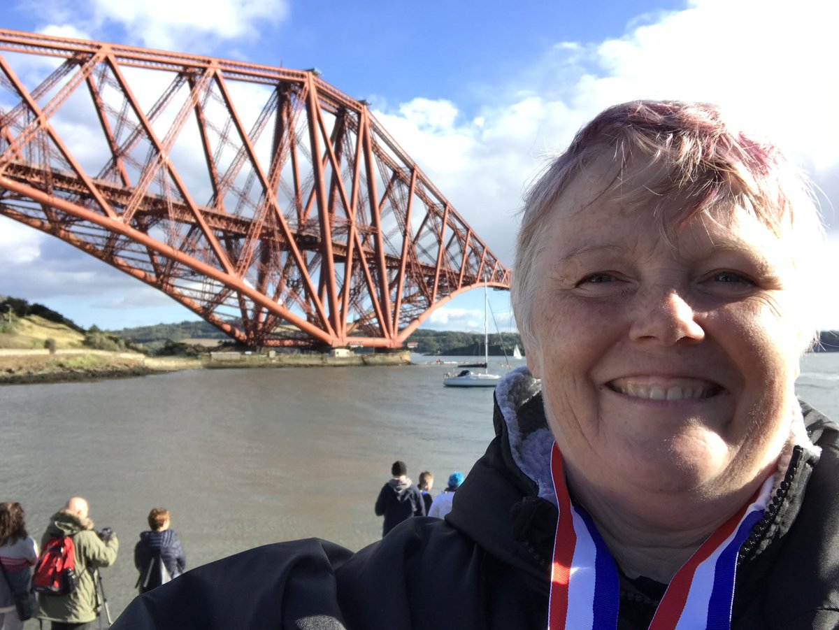 alisonrbcm's tweet photo. Now that we’ve all been up close and personal with it those at @VigourEvents #forthswim today might like @channel5_tv 2200 tonight for programme on the Forth bridge @TheForthBridges https://t.co/GYwEI2sWwW
