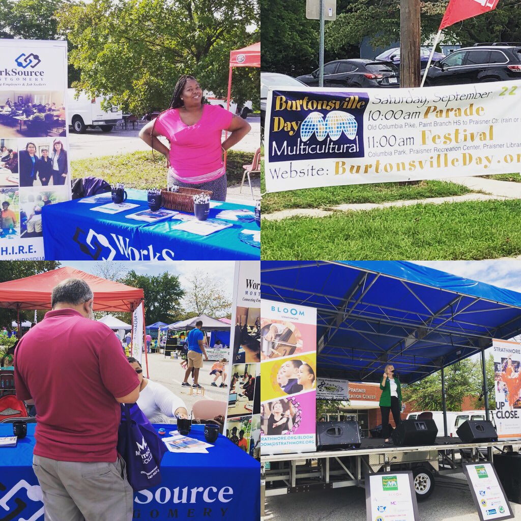 We had the great opportunity to share with our community about our #career services at #BurtonsvilleDay2018! We are already looking forward to next year’s event. #community #eastcounty #moco
