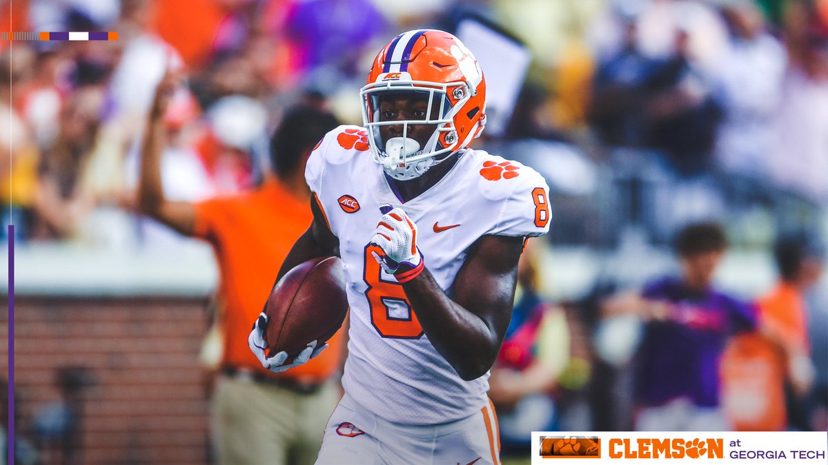 ClemsonFB's tweet photo. Justyn Ross's third TD of the year 📸 sequence  #ALLIN 🐅 https://t.co/tFGxJqTeUQ