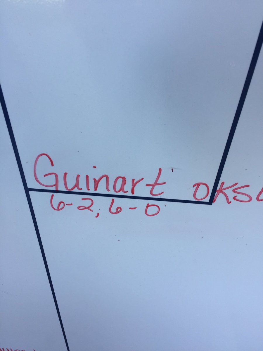 We knew <a href="/CowgirlTennis/">OSU Cowgirl Tennis</a> was headed to the AL tommrow, now we know who it is going. Congrats to Marina Guinart,  our first Women’s singles semi-finalist.. #ITA