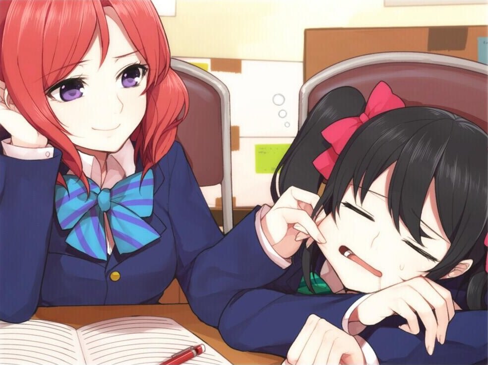 “We don’t always get along, but sometimes she’s not half bad.”          -Azuki helping Haruko with homework-