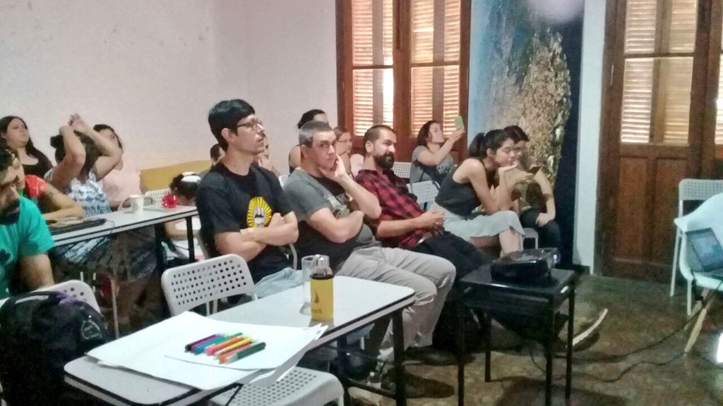 fichaspod's tweet photo. Hoy participamos de la Hackerfem '18 con un taller sobre representaciones de mujeres en videojuegos, presentado por @alapuchaka 🙆🎮

¡Gracias a @TEDICpy por el espacio! Hackerfem continúa; si estás cerca, pasá un rato que está genial 👩‍💻💃 https://t.co/OTa1O6rS7p