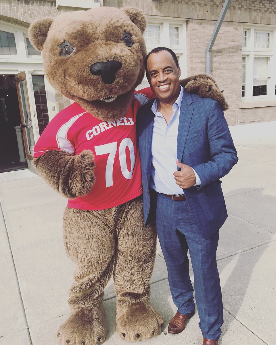 Great to be back at my Alma mater for homecoming! #GoBigRed #BeatYale #CornellHomecoming