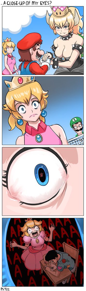 ProfitShame on Twitter: "A Bowsette comic I fear the reference at the