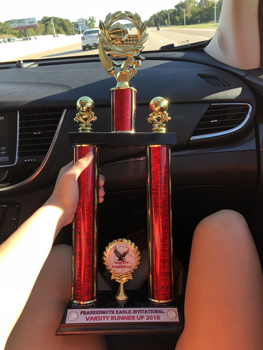 PCATVBALL's tweet image. Congrats to the Varsity squad for placing second and bringing home some hardware at the Frankenmuth Eagle Invitational🏆 #yeet