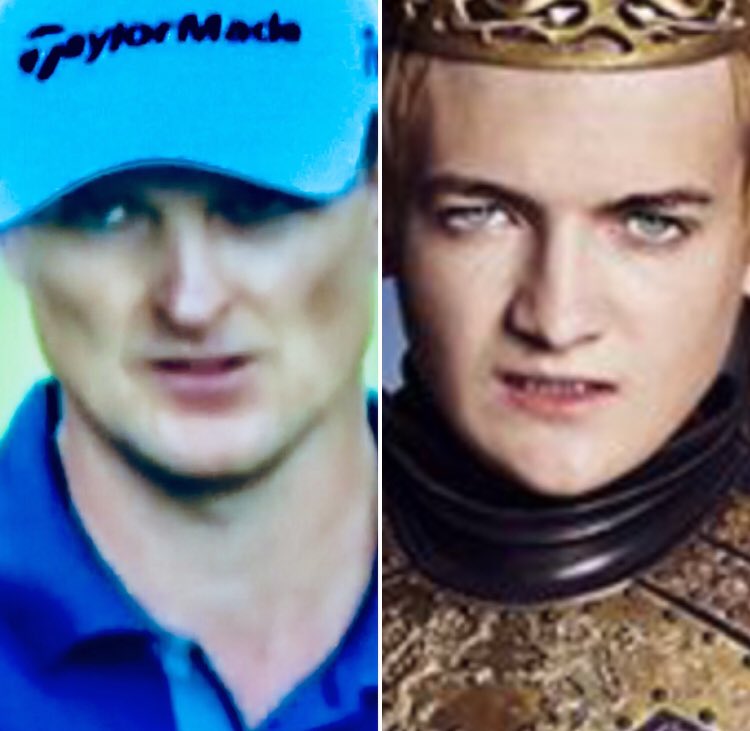 How #Tiger fans see Justin Rose right now. #evil #kingjoffrey #fedexcup #tigerwoods #justinrose #got #gameofthrones