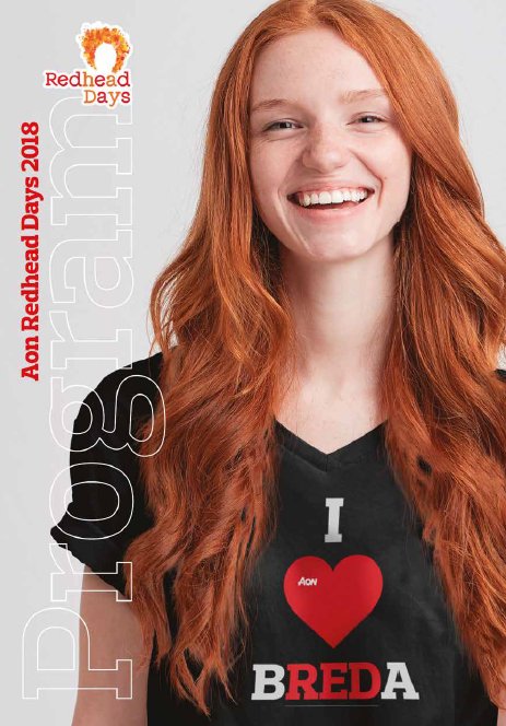 TheRedheadDays's tweet photo. Zondag 12:00 verzorgt @Aon_Nederland de zondagopening van @TheRedheadDays op de Grote Markt in #breda. Daarna is de grote fotoshoot met alle roodharigen in het Valkenberg Park. Iedereen is welkom om te komen kijken en een Brabants worstenbROODje te halen! #rhd2018 #redheaddays https://t.co/7W0KLScjMc