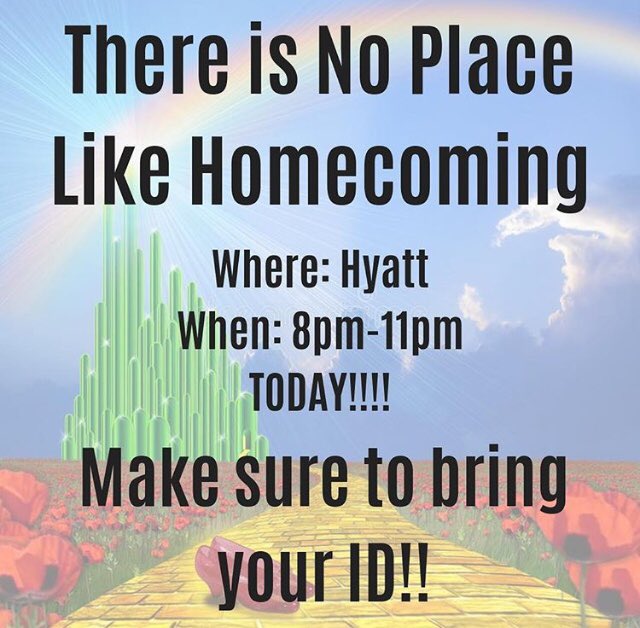 homecoming is tonight! Be sure to bring your ID card to get into the dance!!