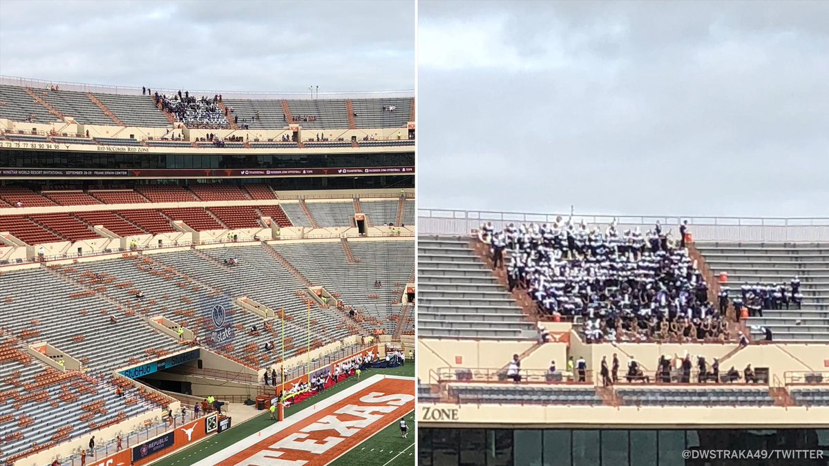 ESPNCFB's tweet photo. The TCU band needs to play VERY LOUD tonight 😂 (via @dwstraka49) https://t.co/9hBpL5clRd