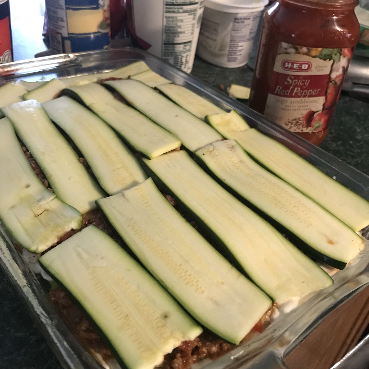 CharminEXSoft's tweet image. Hell yeah! Tonight is “Zoodle” Lasagna w/ Meat Sauce, Ricotta Cheese, Mushrooms, Mozzarella Cheese, Herbs &amp;amp; Spices, basically everything that’s in a normal Lasagna only replacing the Pasta with Zucchini 🤤👍 #ketolife #ketostrong #Ketogenic #ketogenicdiet -26lbs as of 2day 🙌