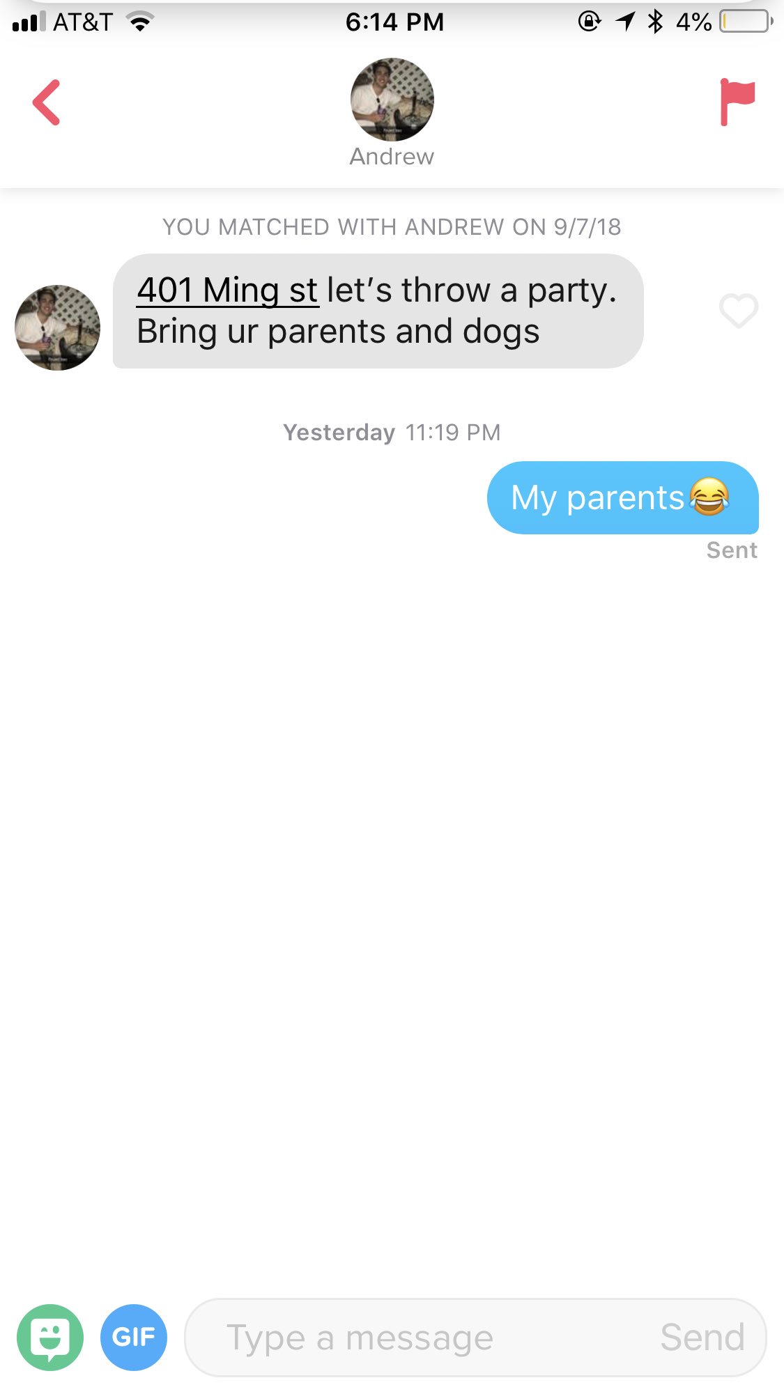 Tinder name puns
