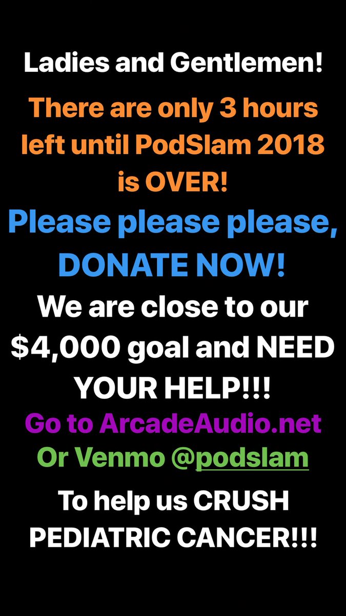 PodSlamLive's tweet photo. NOW IS THE TIME!!! Don’t wait any longer!!! #PodSlam18 https://t.co/iLyAzOt3oc