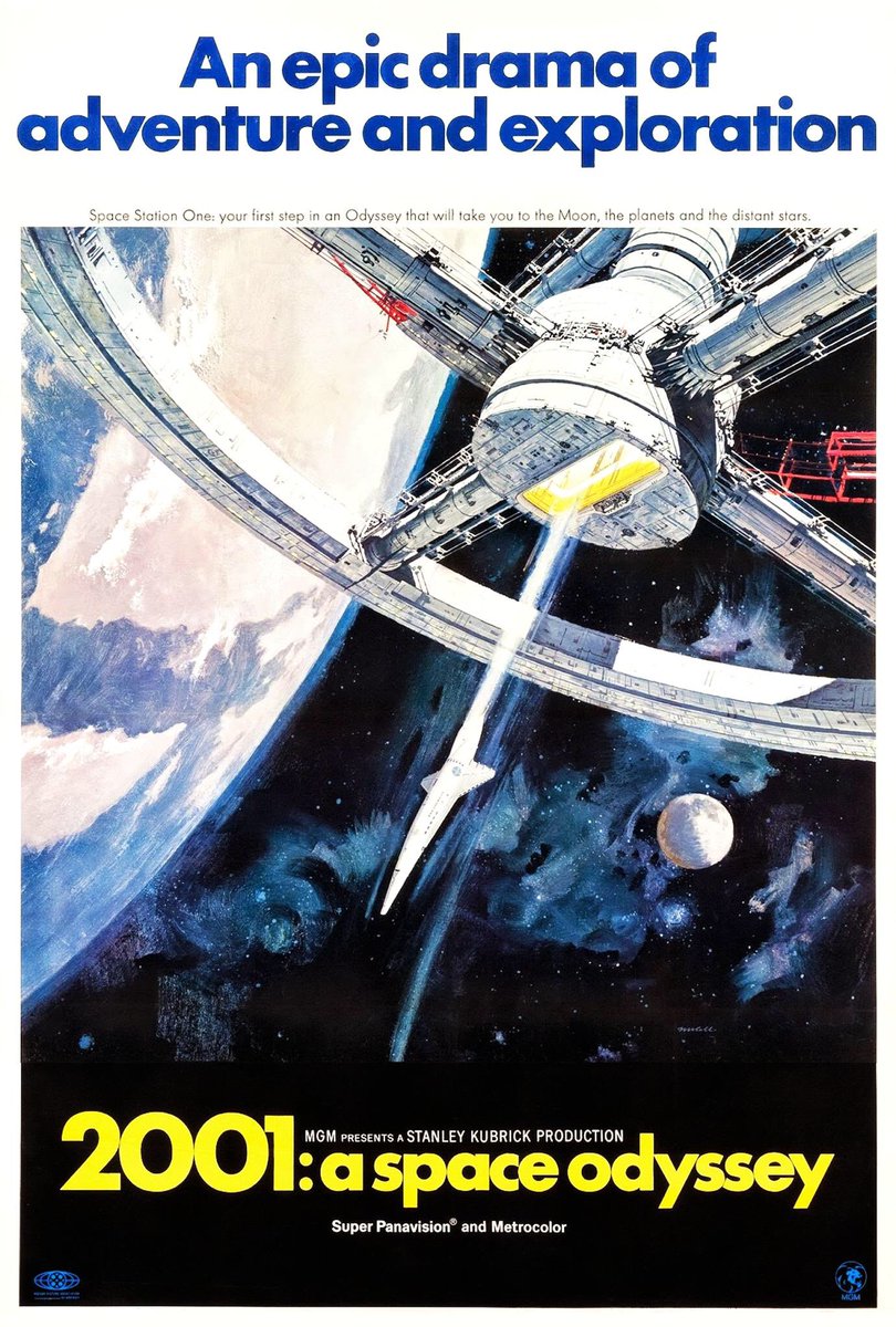 SentenceMovie's tweet photo. #2001ASpaceOdyssey more than holds up on its #goldenanniversary not just for its technical vision but because it still asks about the #identity we’re still searching for and because #HAL9000 is still the creepiest antagonist EVER. #StanleyKubrick #SciFanSat #scifi #AI #NASA https://t.co/q1p6i5zSgI