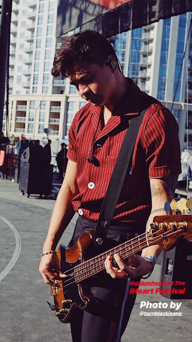 CalumPR_'s tweet image. Calum hoy, en la historia de Instagram de @5SOS.