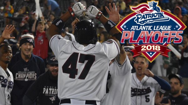 SOMPatriots's tweet photo. PLAYOFF GAME RECAP | The Patriots hit three home runs, including two in the third inning by Craig Massey and Endy Chavez, to force a deciding Game 5 in the LDCS.

📖: https://t.co/g9EBGFwAit

 🎟: https://t.co/QfPy9fqJW3 | #GetIced❄️ https://t.co/PNSXw98elI