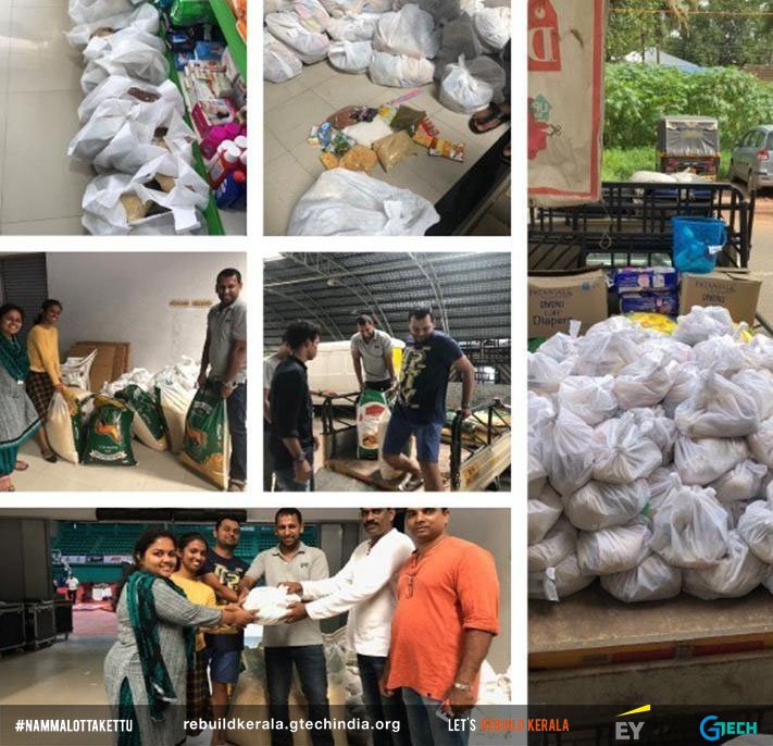 GTechIndiaOrg's tweet image. Tech member Ernst &amp;amp; Young (EY - Trivandrum and Cochin)  and #NammlOttaKettu initiative: Over 400 #KeralaITCommunity volunteers supported relief and rescue work in various districts contributing 6.93 lakhs
#NammlOttaKettu #gtechindia #rebuildkerala #KeralaITCommunity