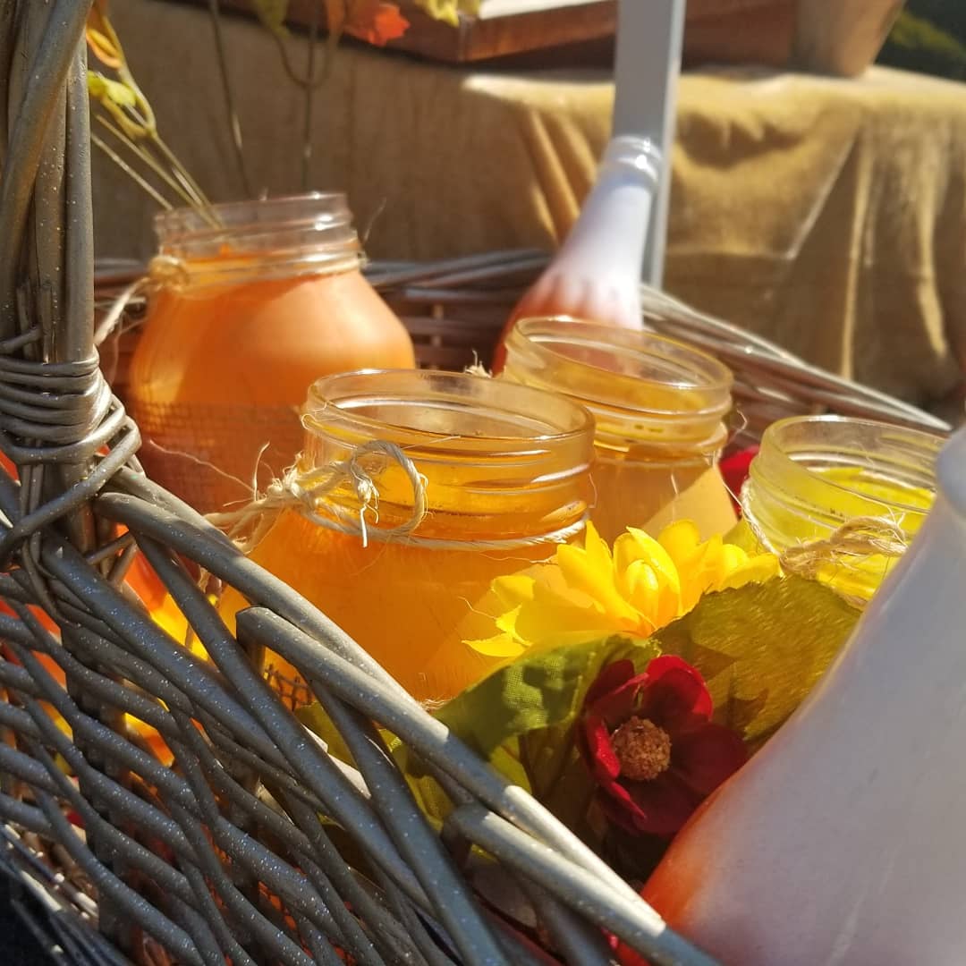 Candy Corn Vase &amp; Flower Jars $8