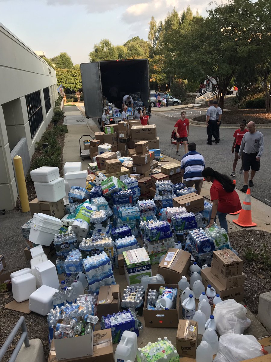We filled the truck! Thank you to everyone who supported Cary Teen Council and <a href="/TownofCary/">TownofCary</a> today with your donations.  This is going directly to the VFW in Fayetteville to aide those affected by Hurricane Florence #OneCary #CaryNC
