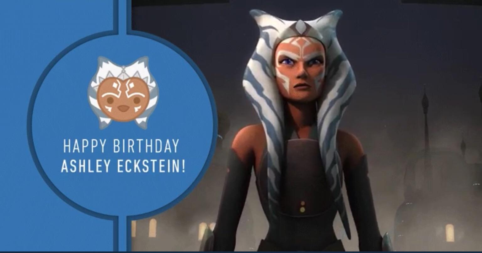 Happy Birthday Ashley Eckstein! Ahsoka rules!  