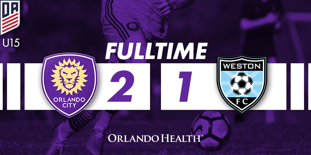 FINAL: Weston made it difficult for our U-13s and U-15’s get the result with a strong performance. #VamosOrlando