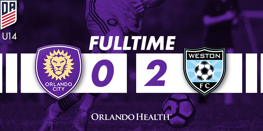 FINAL: U-14s come up short despite a solid performance. #VamosOrlando