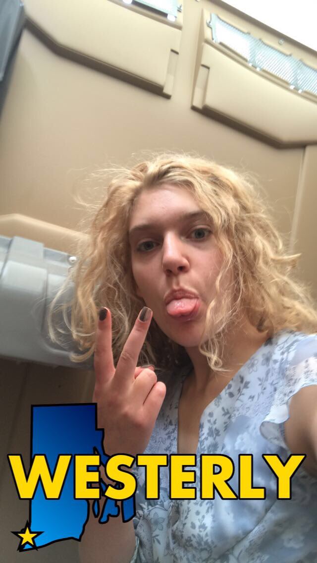 heres me peeing in a port-a-potty in rhode island because i never imagined being in this situation