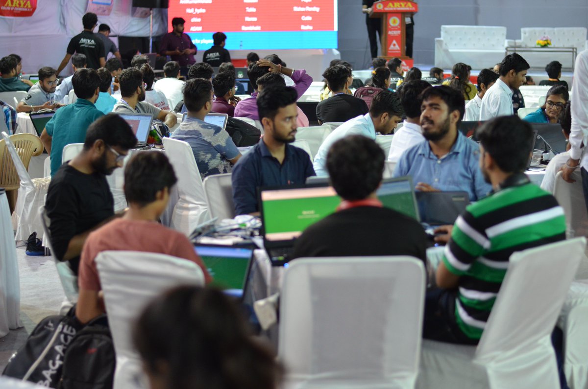aryacolleges's tweet photo. Excitements rising questions by questions... #surprise
@aryacolleges @IncubateIND @rsardana @azkarkhan @punit030593 @samkitsharma @aeriestech @amazonecho @nobrokercom @IndiGo6E @EVC_Ventures 
#rtuhack18
#kahoot
#gametime
#hackathon
#codewar
#aryacollege
#incubateIND https://t.co/bQzfsUFFrh