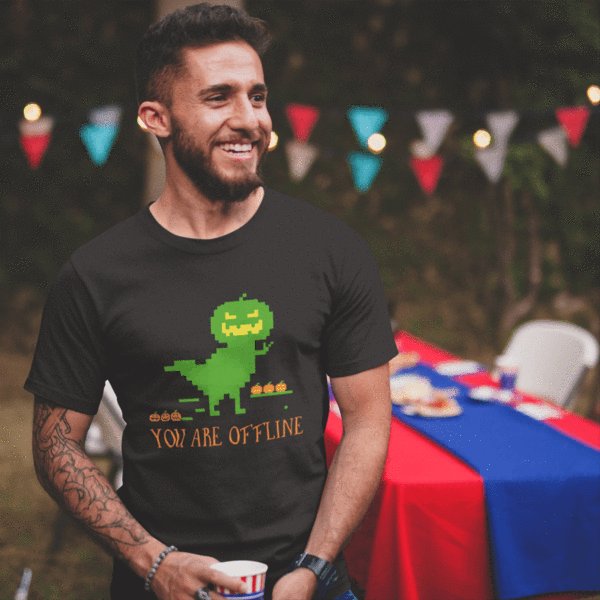 nerd4lifestudio's tweet image. #nerd4life #lolmeansshare ift.tt/2MXIJUy &amp;gt;You are offline - Halloween T-shirt