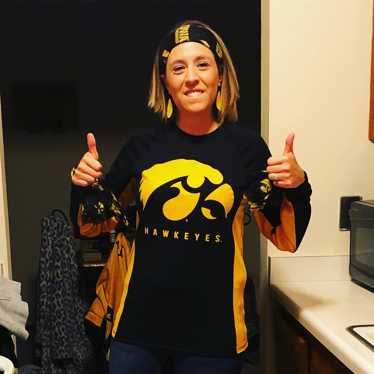 ashley_gannaway's tweet photo. Sunday’s in WI are for the @packers...Saturday’s are for the boys...my boys #FightForIowa #BeatWI @Mike_Daniels76 @BBulaga @micah_hyde @Joshrando3 https://t.co/jCClGqtQ0J